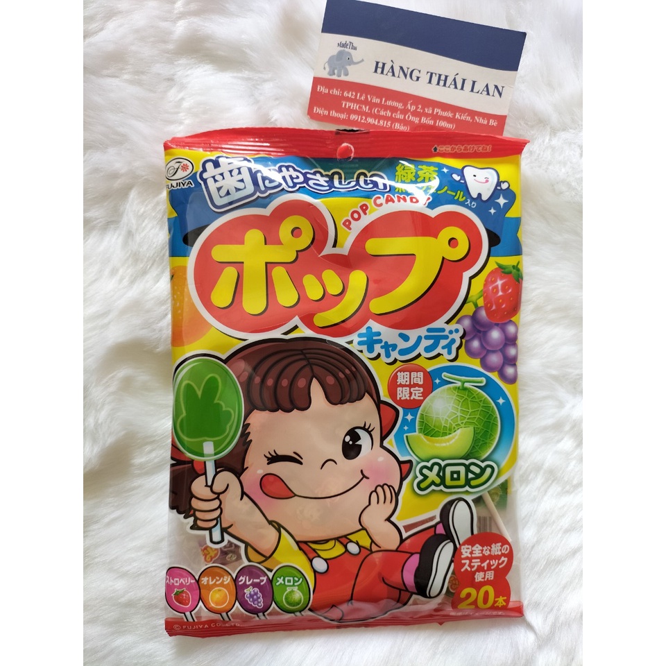 Kẹo Mút Fujiya trái cây Nhật Bản Không Sâu Răng