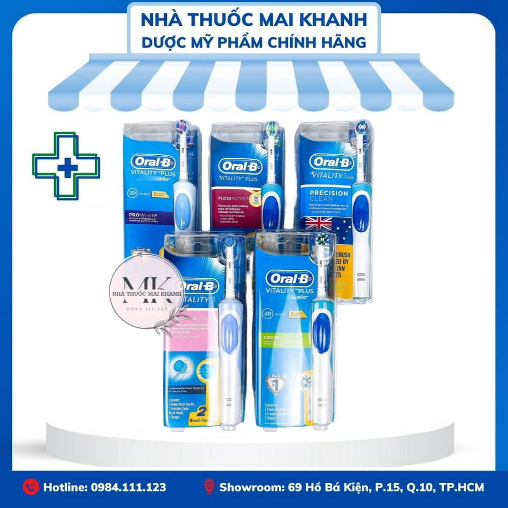 Bàn chải điện Oral-B dòng vitality Mẫu mới 2022/ 2023