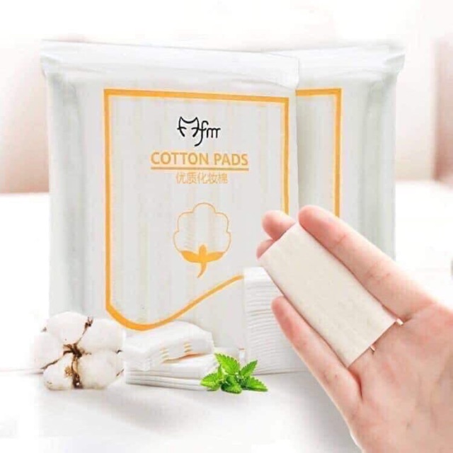 Bông tẩy trang 222 miếng, dùng mấy tháng mới hết ý!