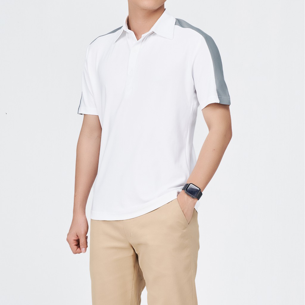 Áo Polo Nam ROUGH Outfit Phối Vai, Chất Cotton Cá Sấu, Không Bai Dão, Không Phai Màu | BigBuy360 - bigbuy360.vn