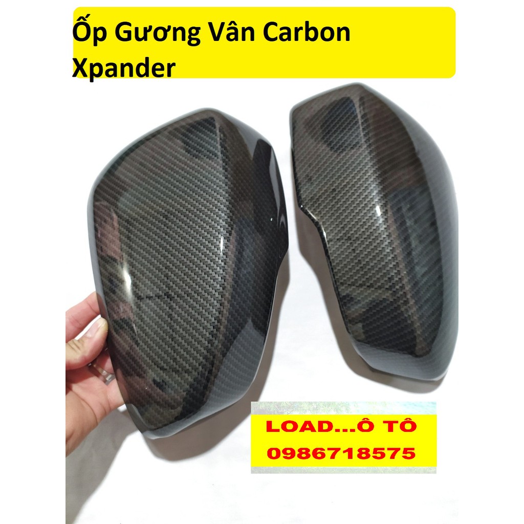 Ốp Gương Xe Mitsubishi Xpander 2022-2018 Mẫu Vân Carbon Cao Cấp Cho Xe MT