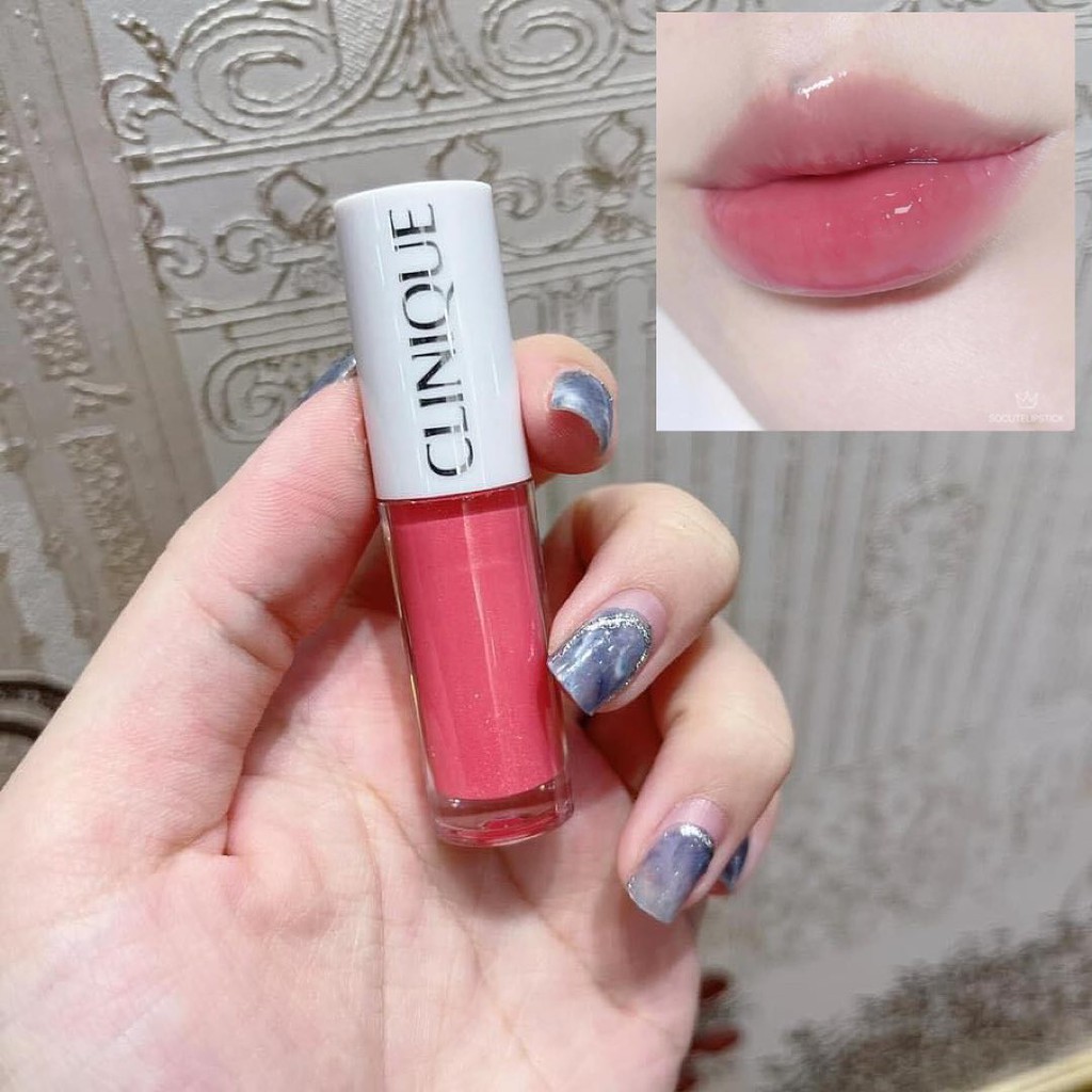 [Clinique] Combo Son Dưỡng Môi Cinique Lip Gloss 1.5ml + Mascara