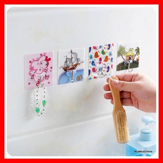 Móc Dán Tường Họa Tiết 3D