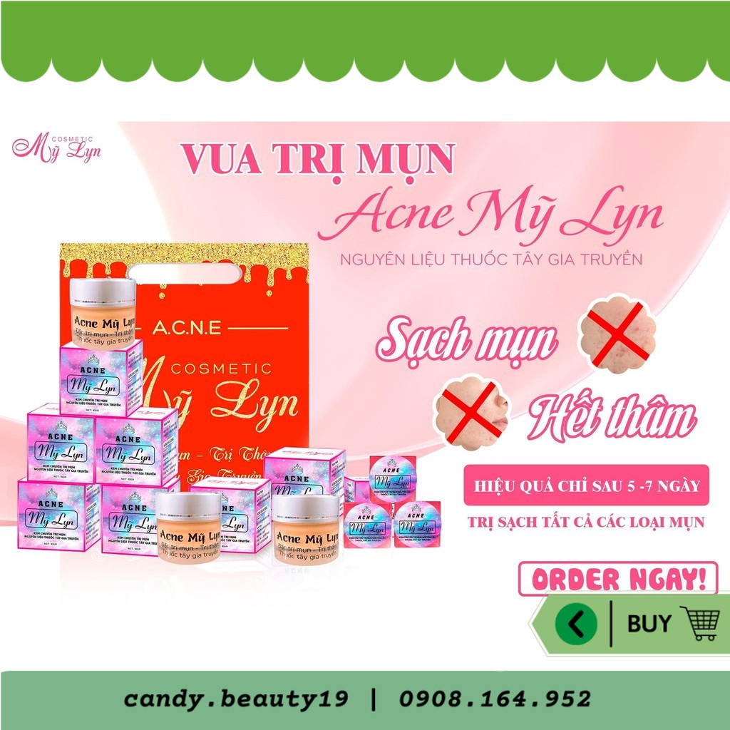 Ance Mụn Mỹ Lyn 5gr -10gr