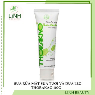 SỮA RỬA MẶT SỮA TƯƠI VÀ DƯA LEO THORAKAO 100G