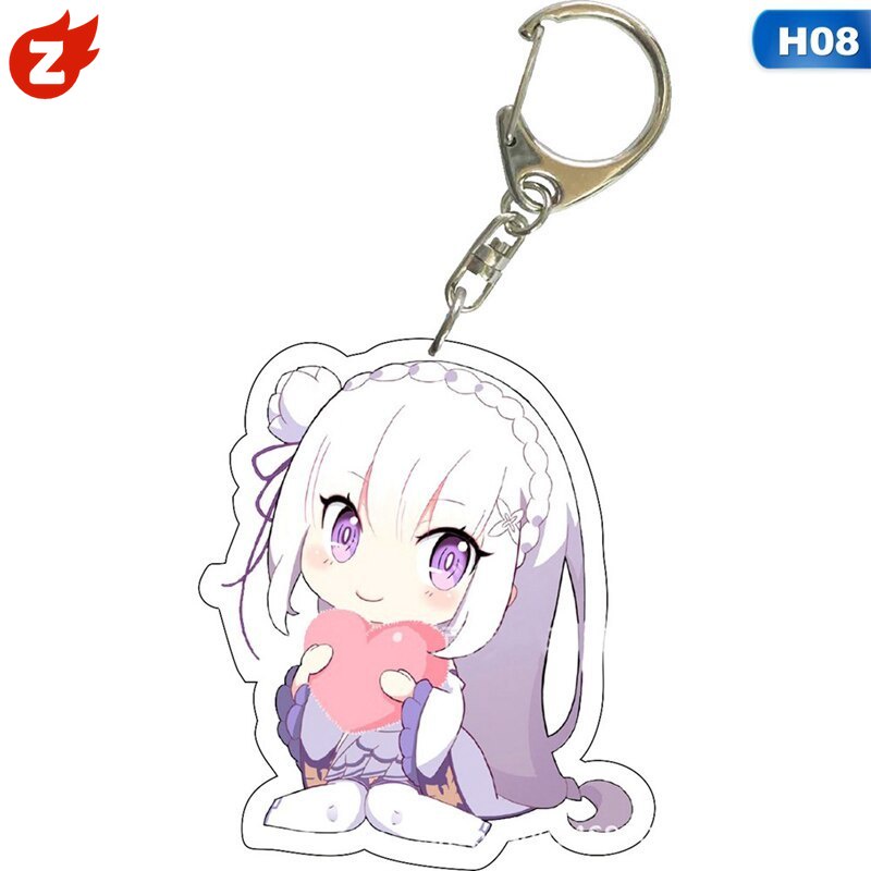 1 Móc Khóa Acrylic Hình Re:Life In A Different World From Zero