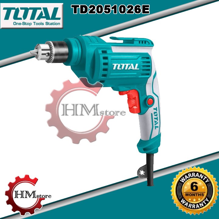 [Chính hãng] Máy khoan vặn vít cầm tay Total TD2051026E - Khoan vặn vít 10mm công suất 500w Mẫu mới