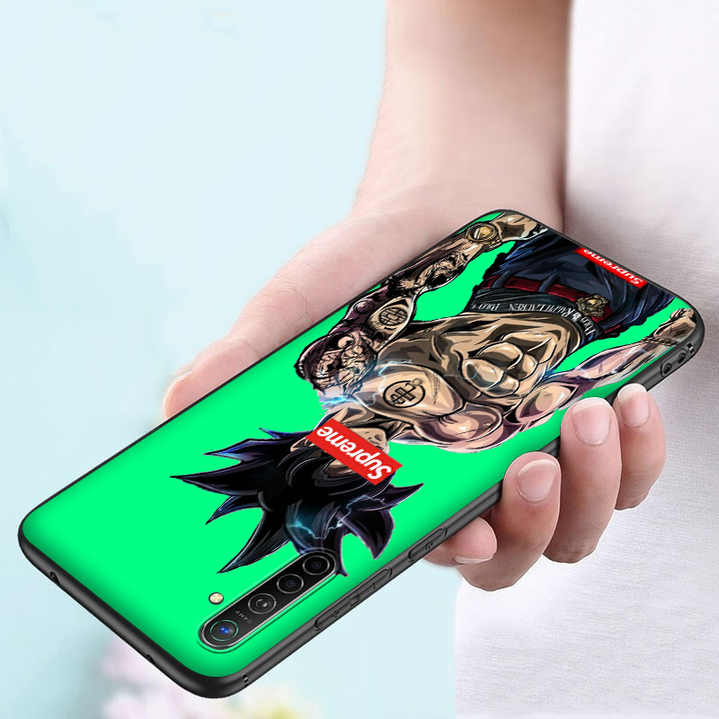 Realme 8 Pro C11 C20 C21 V15 X50 GT NEO Narzo 30A 5G TPU Soft Silicone Case Casing Cover UJ109 Super Dragon Ball Anime