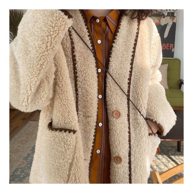 Áo sơ mi dài tay họa tiết sọc thiết kế mới thời trang dành cho nữ