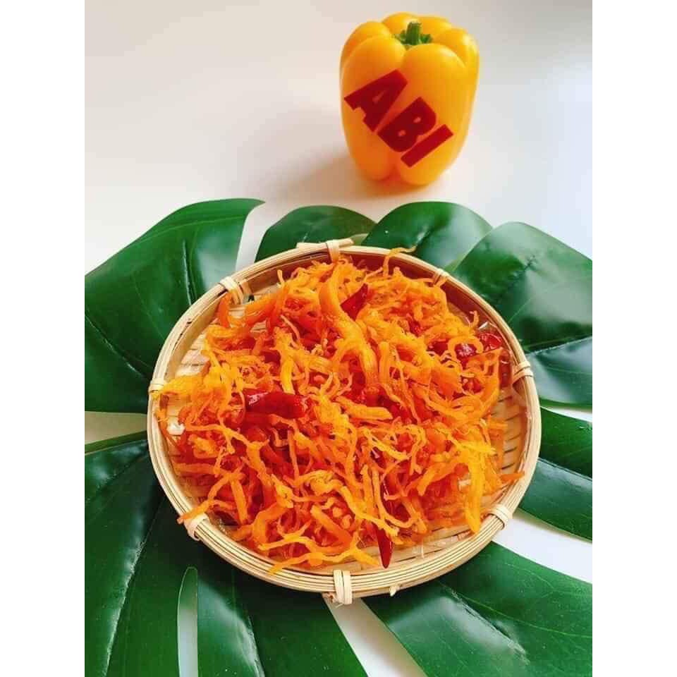 Khô gà cay bơ tỏi Abi xé sợi