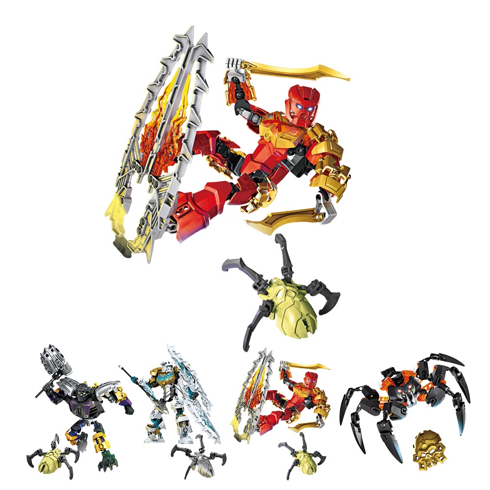 Mô hình lắp ráp Bionicle KSZ Tahu Master of Fire 708-3