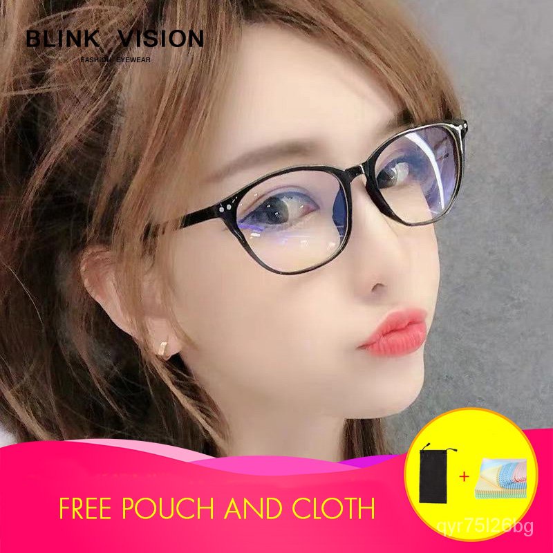 0 ~ -6.00 Kính cận thị thời trang mới cho phụ nữ Nam giới Phụ kiện làm móng bằng kim loại Cổ điển Tròn chống ánh sáng xanh trong suốt Kính mắt chống bức xạ