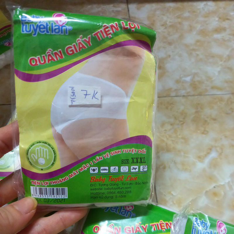 Quần lót giấy sau sinh cho mẹ