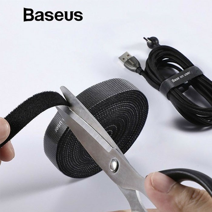 Dây Quấn Cáp BASEUS giúp Dây Điện Gọn Gàng Chống Rối Dây