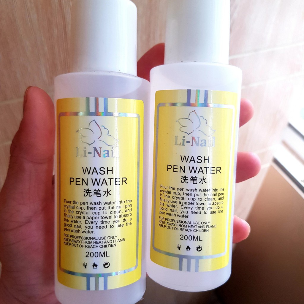 Nước lau gel, nước rửa cọ linail