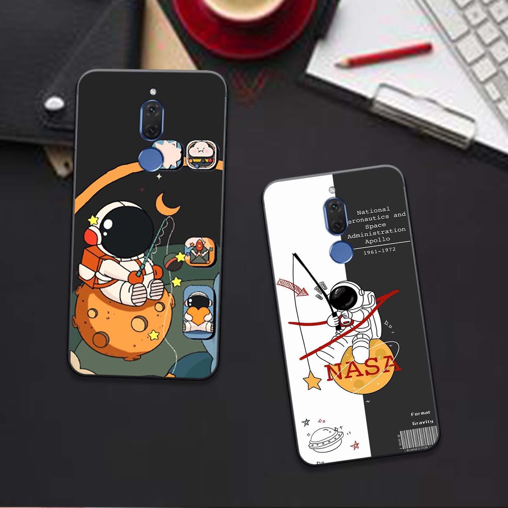 Ốp lưng điện thoại huawei nova 2i in hình vũ trụ, phi hành gia dễ thương cute