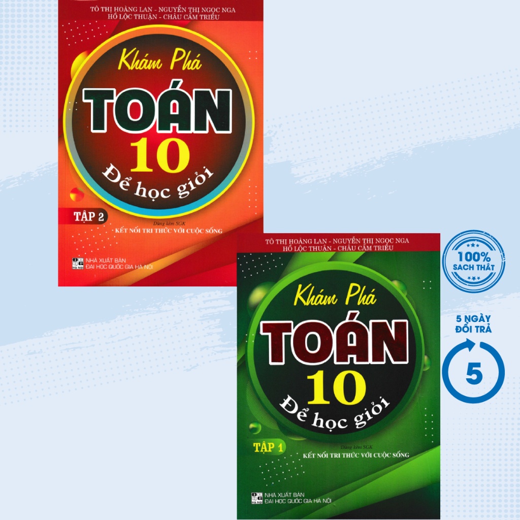 Sách Tham Khảo- Combo Khám Phá Toán 10 Để Học Giỏi (Dùng Kèm SGK Kết Nối) (Bộ 2 Cuốn) - HA