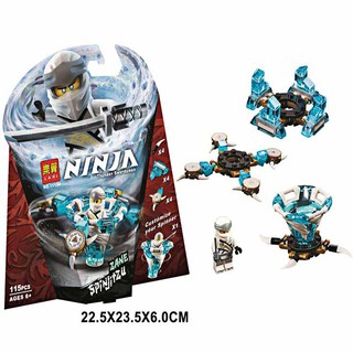 Đồ chơi ninja lốc xoáy màu xanh dành cho bé (QUÀ TẶNG CHO BÉ)