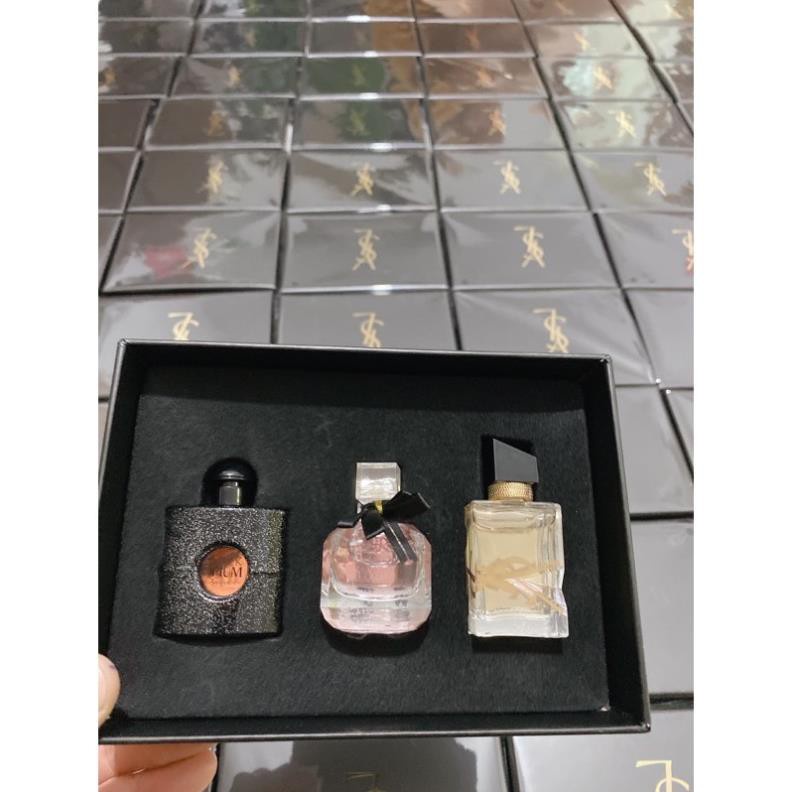 Set Nước Hoa Mini YSL Trio Libre - Black Opium - Mon Paris