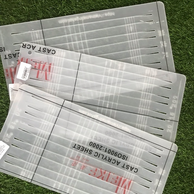 Thước cắt chun mica thươc cắt chun