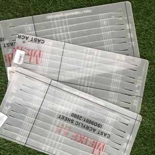 Thước cắt chun mica thươc cắt chun