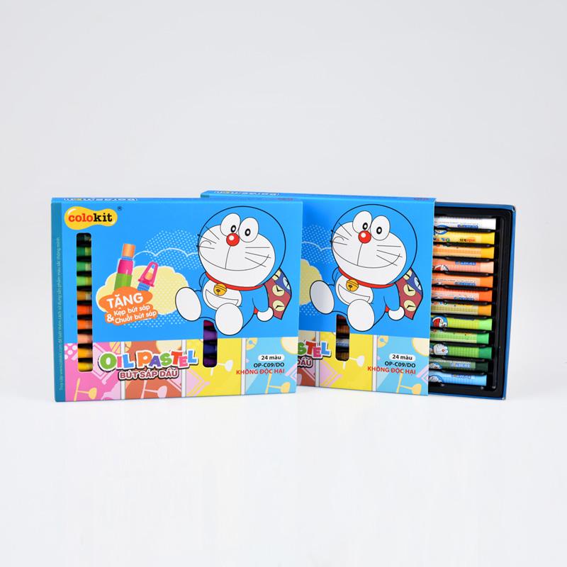 Bút sáp dầu màu Pastel Colokit Doraemon OP-C09/DO - 24 màu