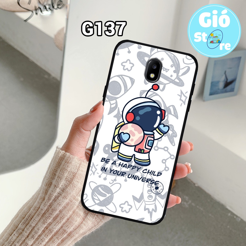 Ốp lưng SAMSUNG J7 PRO/ J7 PLUS/ J3 PRO - Ốp điện thoại SAMSUNG in hình phi hành gia đáng yêu,vũ trụ