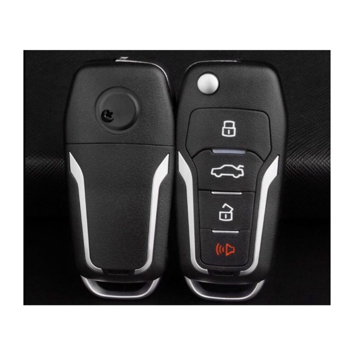 Vỏ chìa khoá độ gập xe Ford 4 NÚT