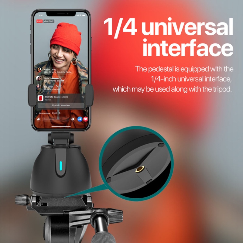 Giá Đỡ Ba Chân zzz Xoay 360 Độ Hỗ Trợ Chụp Ảnh Selfie Thông Minh° Phụ Kiện Xoay Cho Vlog Video Re Re