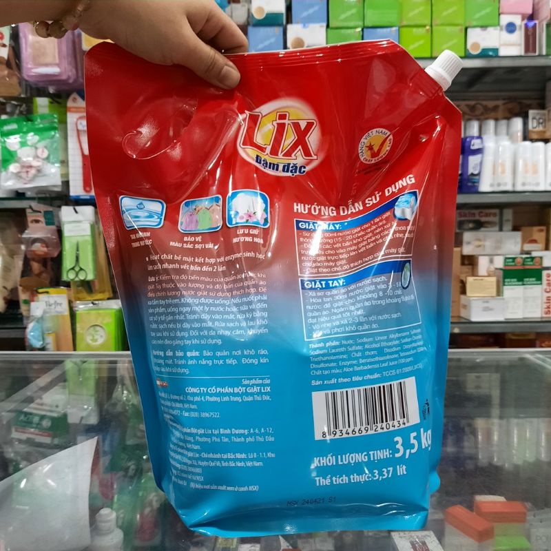 Nước giặt Lix Việt Nam 3,5kg