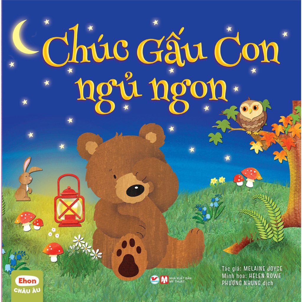 Sách - Ehon Châu Âu - Chúc Gấu Con Ngủ Ngon