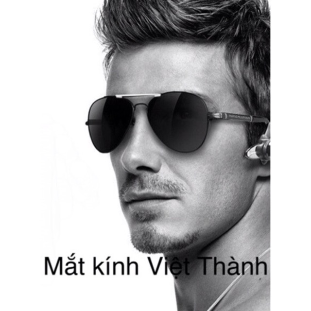 mắt Kính mát nam thời trang phân cực Polarized  full hộp Beckham
