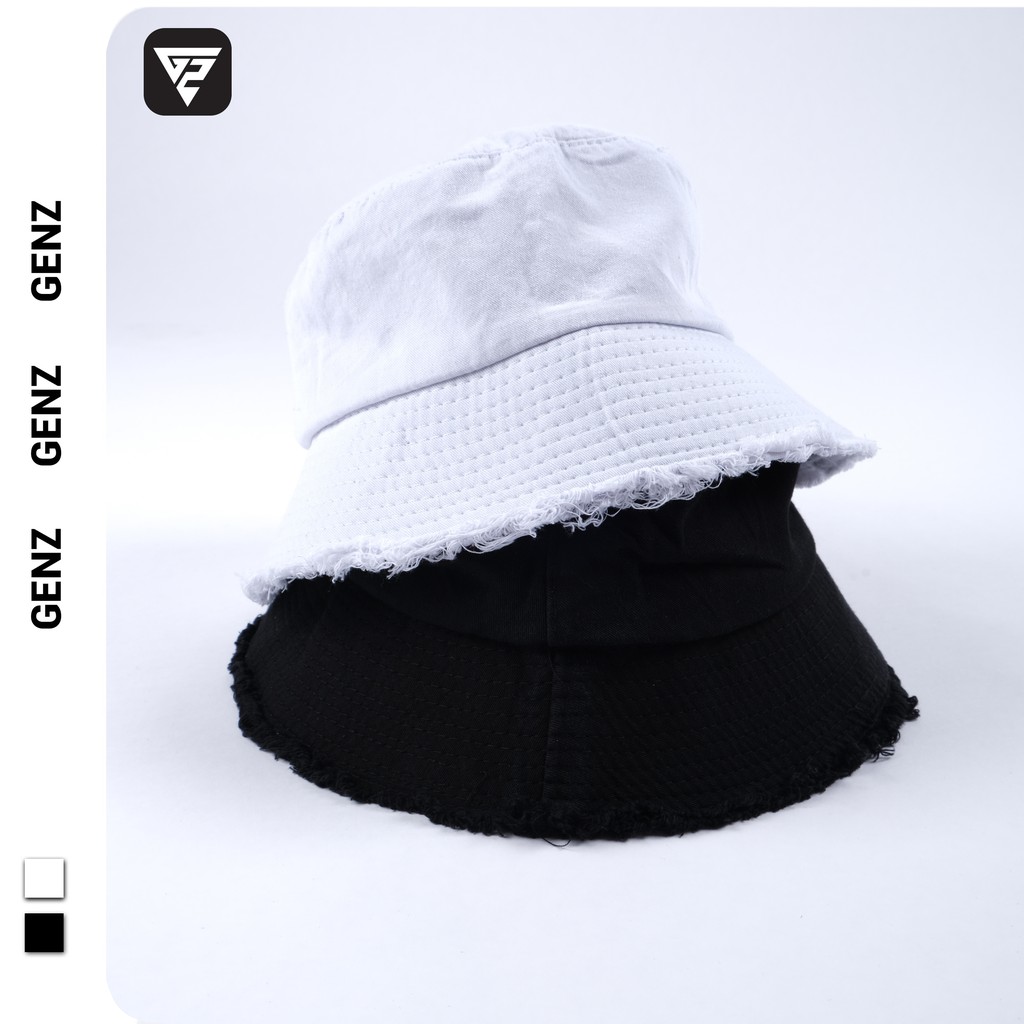 Mũ bucket vành nón cụp thêu logo GENZ nhiều màu phong cách Unisex phù hợp cả nam nữ