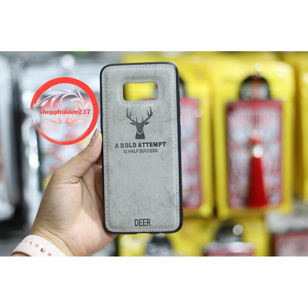 [Freeship toàn quốc từ 50k] ỐP LƯNG SAMSUNG GALAXY S8 PLUS ỐP DẺO TPU VẢI JEAN KHẮC NAI CAO CẤP