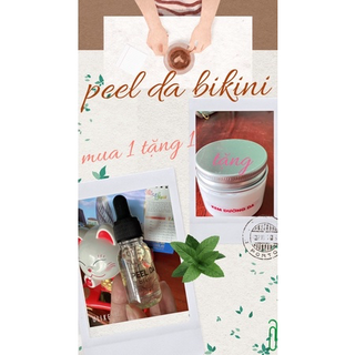 Peel nhũ hoa hổ trợ làm mờ vùng thâm-nách, nhũ hoa, bẹn, mông, bikini