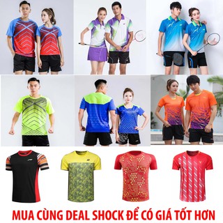 Áo cầu lông NAM Yonex Victor Lining thun lạnh/mè đẹp, mẫu đẹp, hút mồ hôi tốt, hàng nhập