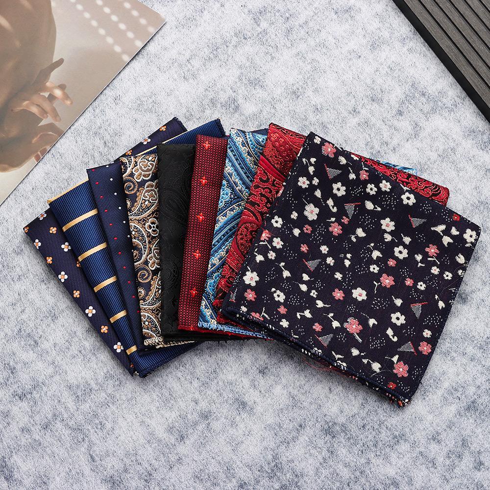 Khăn Tay Hình Vuông Bằng Satin Thời Trang Dành Cho Nam