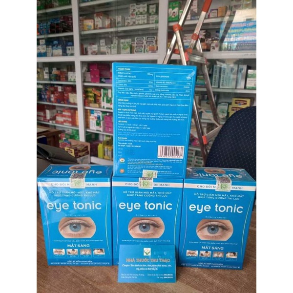 Bổ mắt EYE TONIC - Giảm mỏi mắt, khô mắt, tăng thị lực