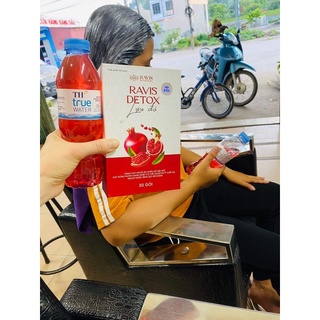 Detox Lựu Đỏ Ravis ( hộp 30 gói chính hãng )