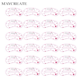 24 Khuôn kẻ chân mày - 3 khung chân mày Maycreate