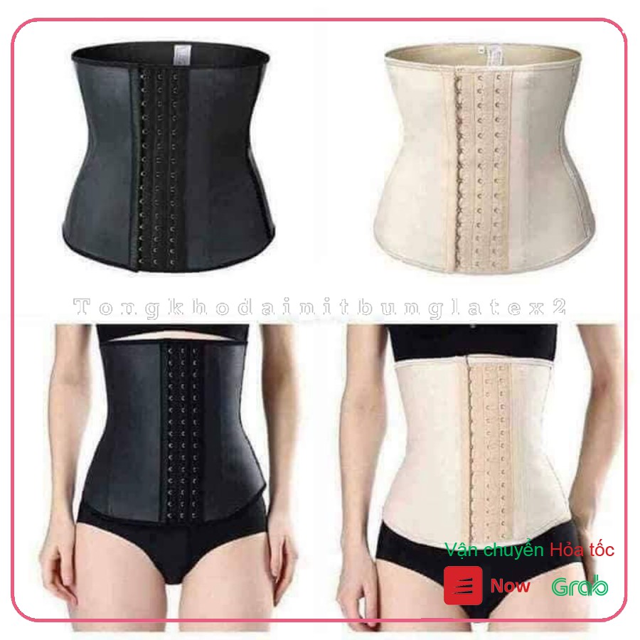 Đai nịt bụng latex chuẩn Hy Lạp eo thon - Gen nịt bụng sau sinh cao su non cao cấp của đai định hình bụng , đai latex