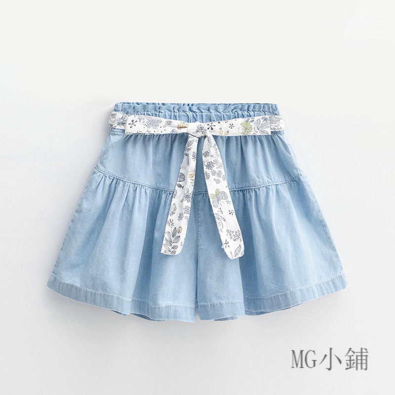 Quần Short Denim Giả Váy Thời Trang Mùa Hè Cho Bé Gái | BigBuy360 - bigbuy360.vn