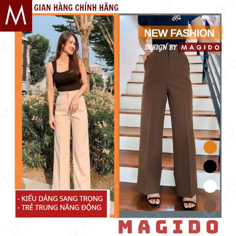 (QUÀ TẶNG LÀ SỮA TẮM NHA) quần ống rộng nữ 💚quần tây nữ công sở -phong cách thời trang hàn quốc, VITECH, MAGIDO | BigBuy360 - bigbuy360.vn