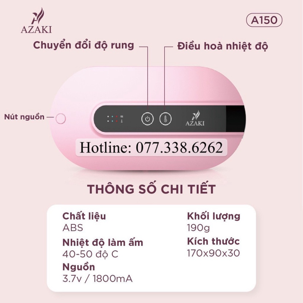 Máy Massage Bụng AZAKI Slim Beauty A150 Chính Hãng (GIÁ BUÔN)