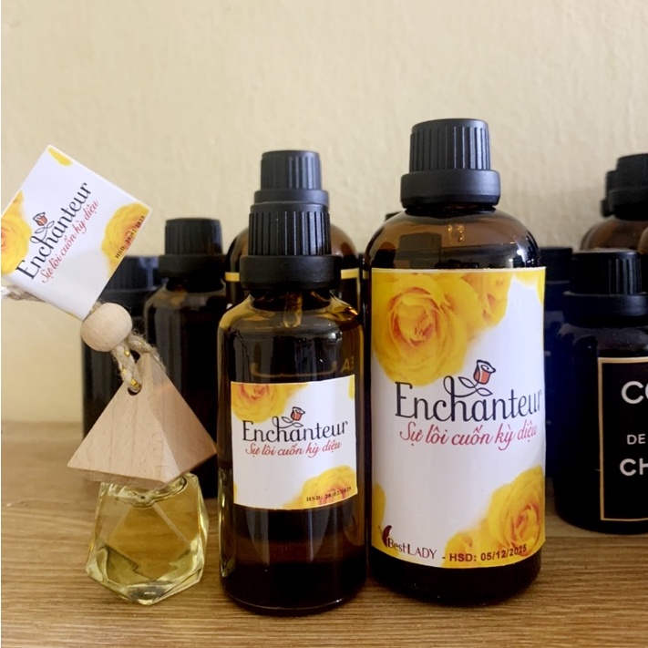 Tinh Dầu Enchanteur Nguyên Chất 100% Xông Phòng , Spa, Khách Sạn, Thơm Oto, ... | Tinh Dầu Hoa Linh