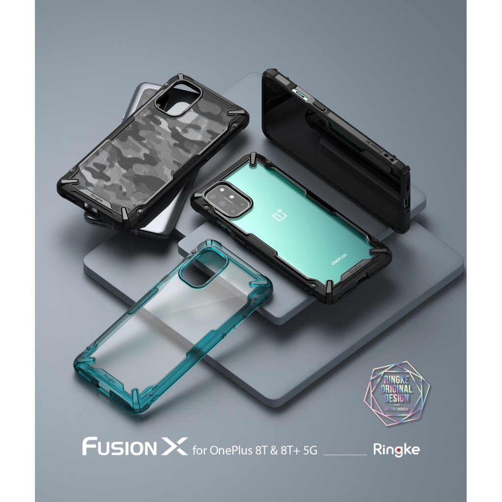 Ốp lưng OnePlus 8T/ 8T+ 5G Ringke Fusion X - Nhập khẩu Hàn Quốc - Ringke Fusion X OnePlus 8T/ 8T+ 5G Korea Case