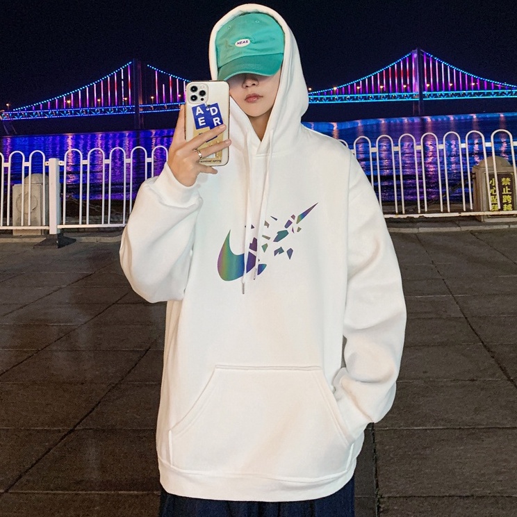 Áo Hoodie IFNICEFUTURE Màu Sắc Phản Quang Thời Trang Cho Nam