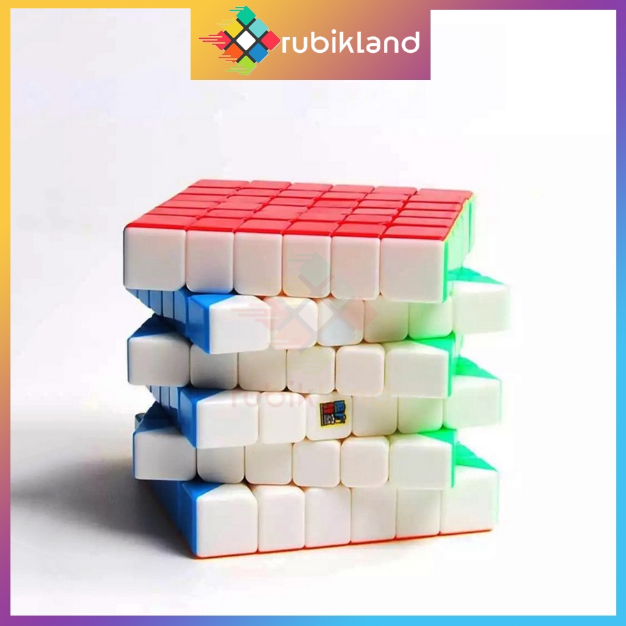 Rubik 6x6 Stickerless MoYu MeiLong MFJS Rubic 6 Tầng 6x6x6 Đồ Chơi Trí Tuệ Trẻ Em