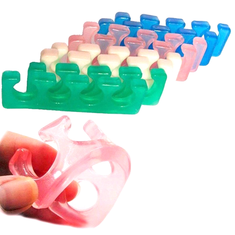 Set 2 Dụng Cụ Tách Ngón Chân Bằng Silicon Mềm