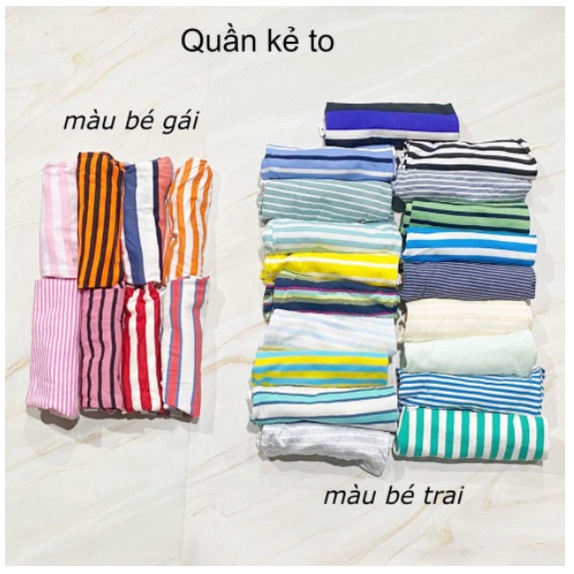 Quần đùi bé trai và quần đùi bé gái - quần chục bé trai và quần chục bé gái từ sơ sinh đến 18kg